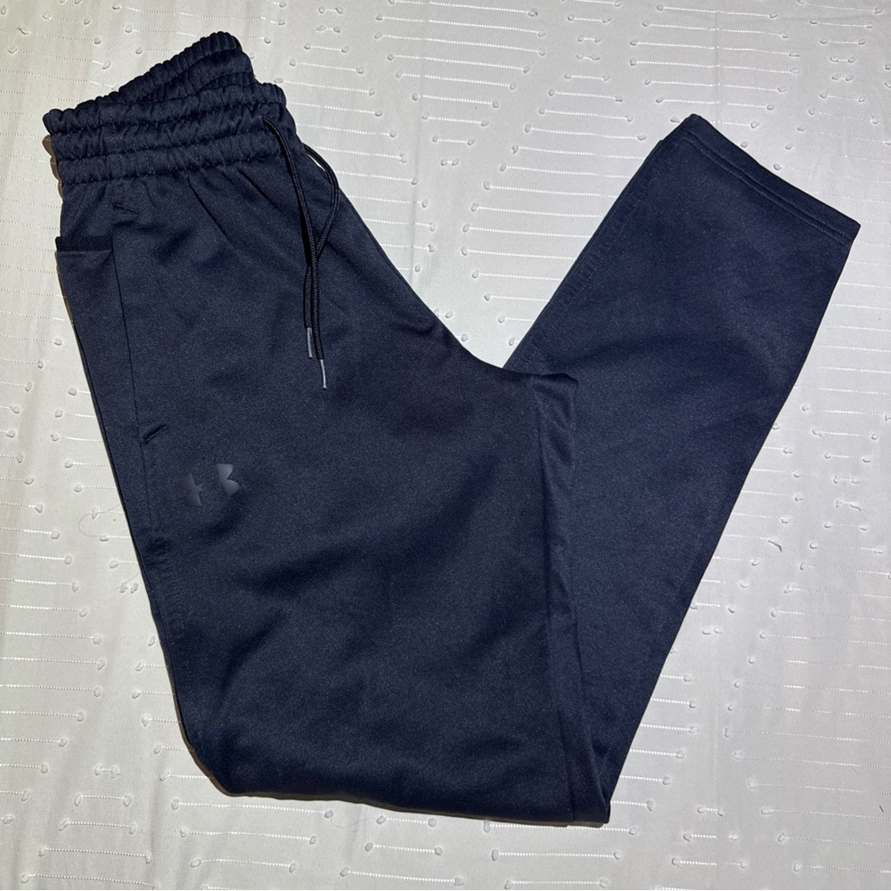 Under Armour Black Joggers Athletic Pants Mens Small